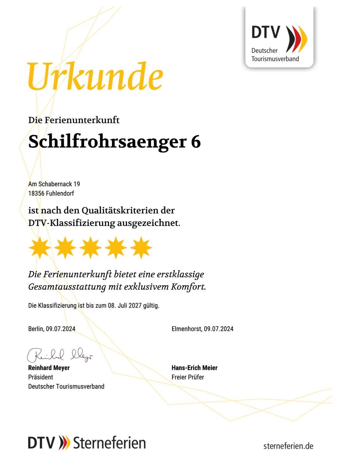 Ferienhaus Schilfrohrsaenger 6 Fuhlendorf  Εξωτερικό φωτογραφία